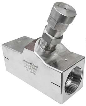 Pressure maintaining valves 1800 bar